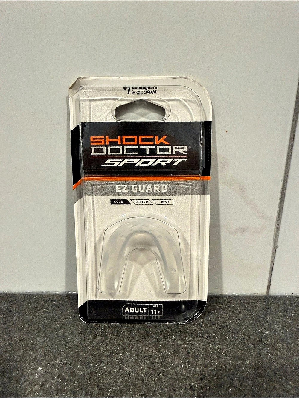 Shock Doctor EZ Guard Adult 11+ Mouthguard Clear NWT